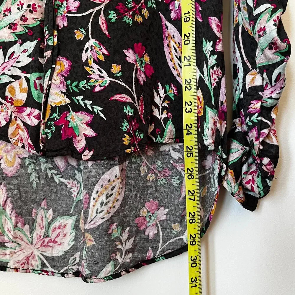 Isabel Etoile Marant Catchell Tropical Floral Blouse FR 36 / US 4 European - Picture 9 of 12
